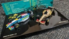 Minichamps 1/43 Jordan F1 Set 1995-96 Peugeot Engines, Excellent Condition