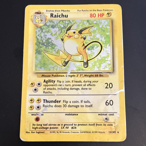 Raichu 14 102 | eBay