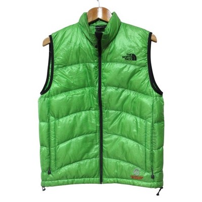 THE NORTH FACE Summit Series Down Vest ND18804 Size M Green mens USED