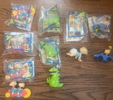 NEW Open VINTAGE 1998 BURGER KING- KIDS CLUB TOY Rugrats Lot of 11