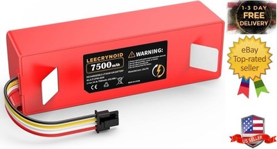 Upgraded 7500Mah 14.4V Replacement Battery for Roborock S4 S5 S6 S7 Q7 Max S50 S