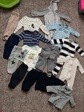 Baby Boy 3-6m 3-6 Month Lot Sleeper Outfits Coat Pants Long Sleeve Short Sleeve