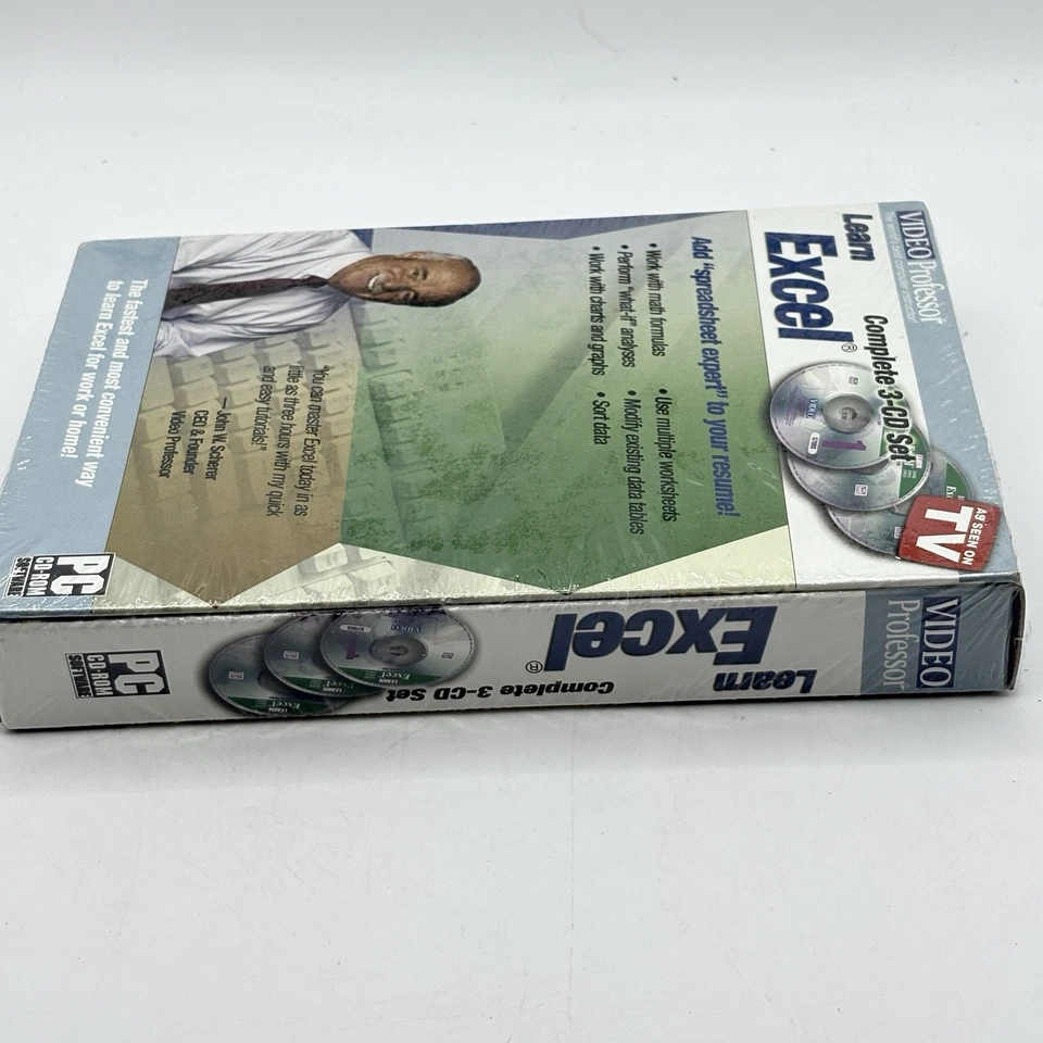 Video Professor Learn Excel PC Software Complete 3 CD Set - Image 4 of 4
