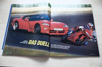 PS Sport Motorrad 12/1995 Dodge Viper mit 364PS besser als...?