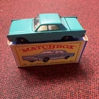 Lesney Matchbox Lincoln Continental 31 Teal Made in England W/ Box #31