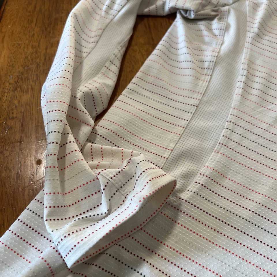 Nike Golf Women's Dri-FIT Long Sleeve Striped Polo Shirt - Size Small - Image 3 of 4