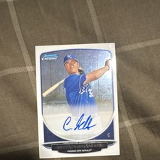 Bowman Chrome Cameron Gallagher #BCA-CG Certified Auto Kansas City Royals