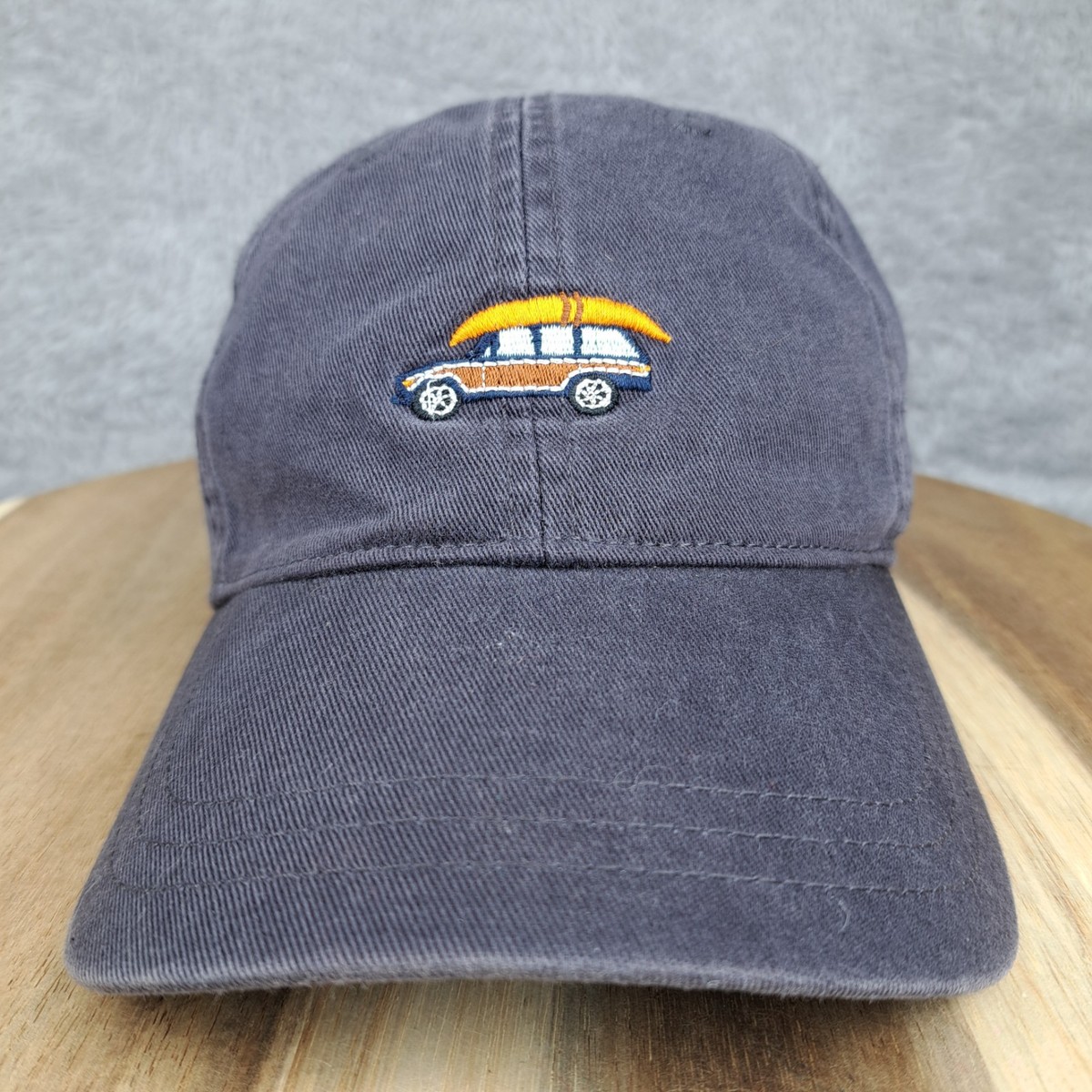 J CREW Hat Cap Strapback Gray Woody Canoe Outdoors OS Adjust  display picture 2