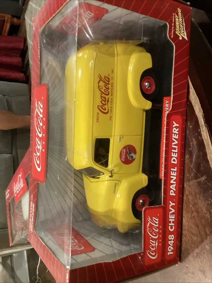 Johnny Lighting Coca-Cola Brand 1948 Chevy Panel Delivery 1:18 Scale Diecast - Image 2 of 4