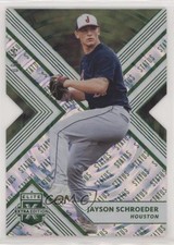 2018 Panini Elite Extra Edition Status Emerald Die-Cut 9/49 Jayson Schroeder 3g6