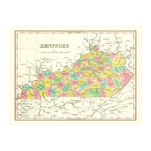 Old Map of Tennessee 1831 - Vintage Tennessee Art - Picture 6 of 29