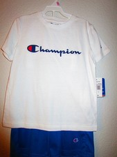New Champion Boys short outfit 2 Pcs. set, size 6