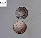 1872+1876 Indian Head Penny Cent Set/Lot ~ 2 Coins~ ZIL88