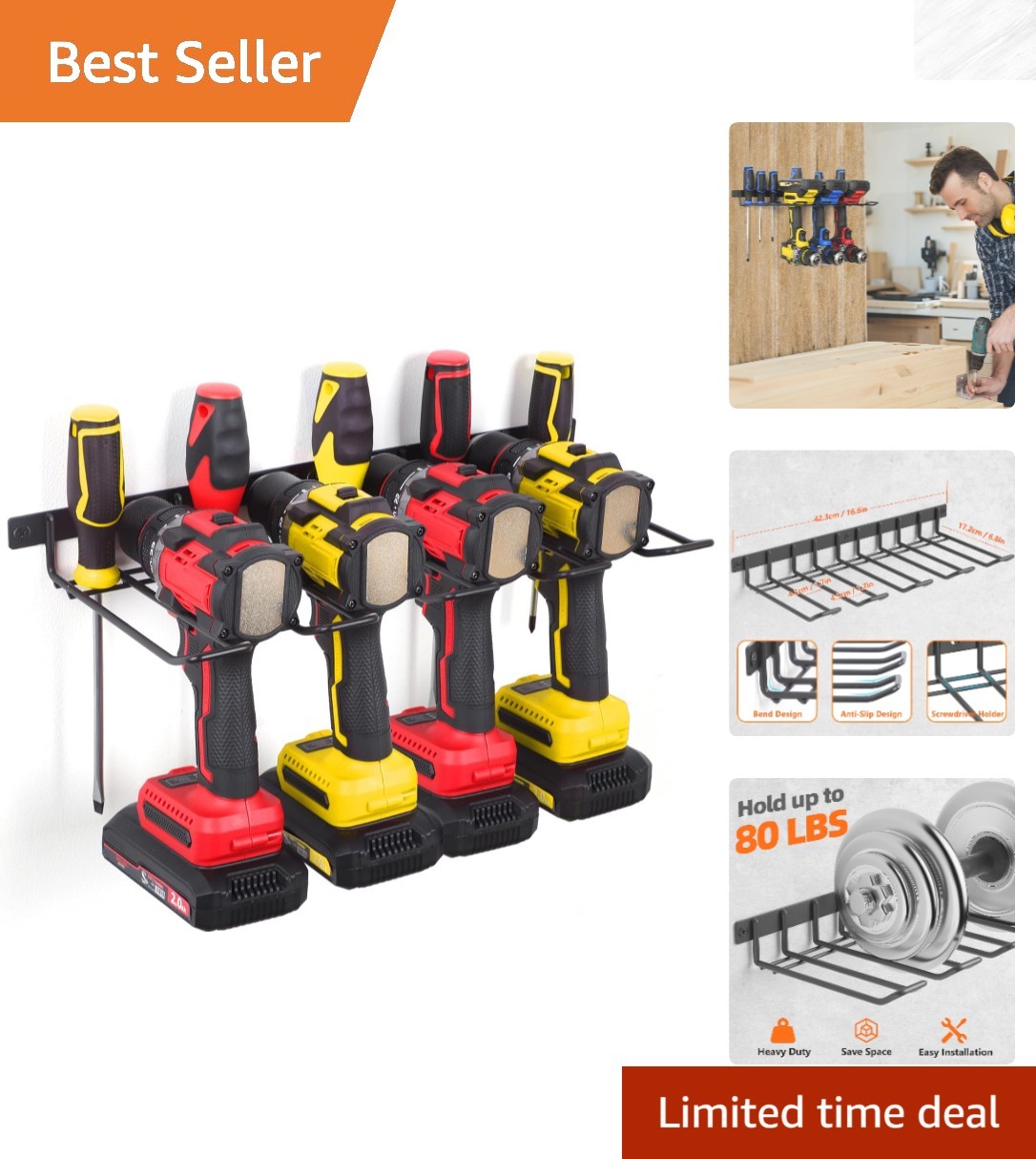 Holder - Ultimate Power Tool Organizer For Garage