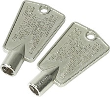 216702900 Freezer Door Keys Metal for Frigidaire Kenmore 297147700 2 Pack