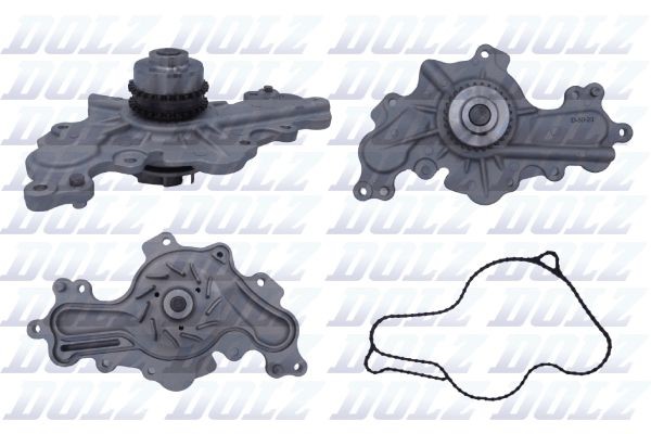 2x ✅Fits DOLZ DOLZ F257 Water pump  F257 Water pump, with a gasket f ⭐UK Seller⭐