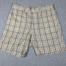 Vintage Sears Men's Perma-Prest Plaid Shorts 60s 70s Size 36