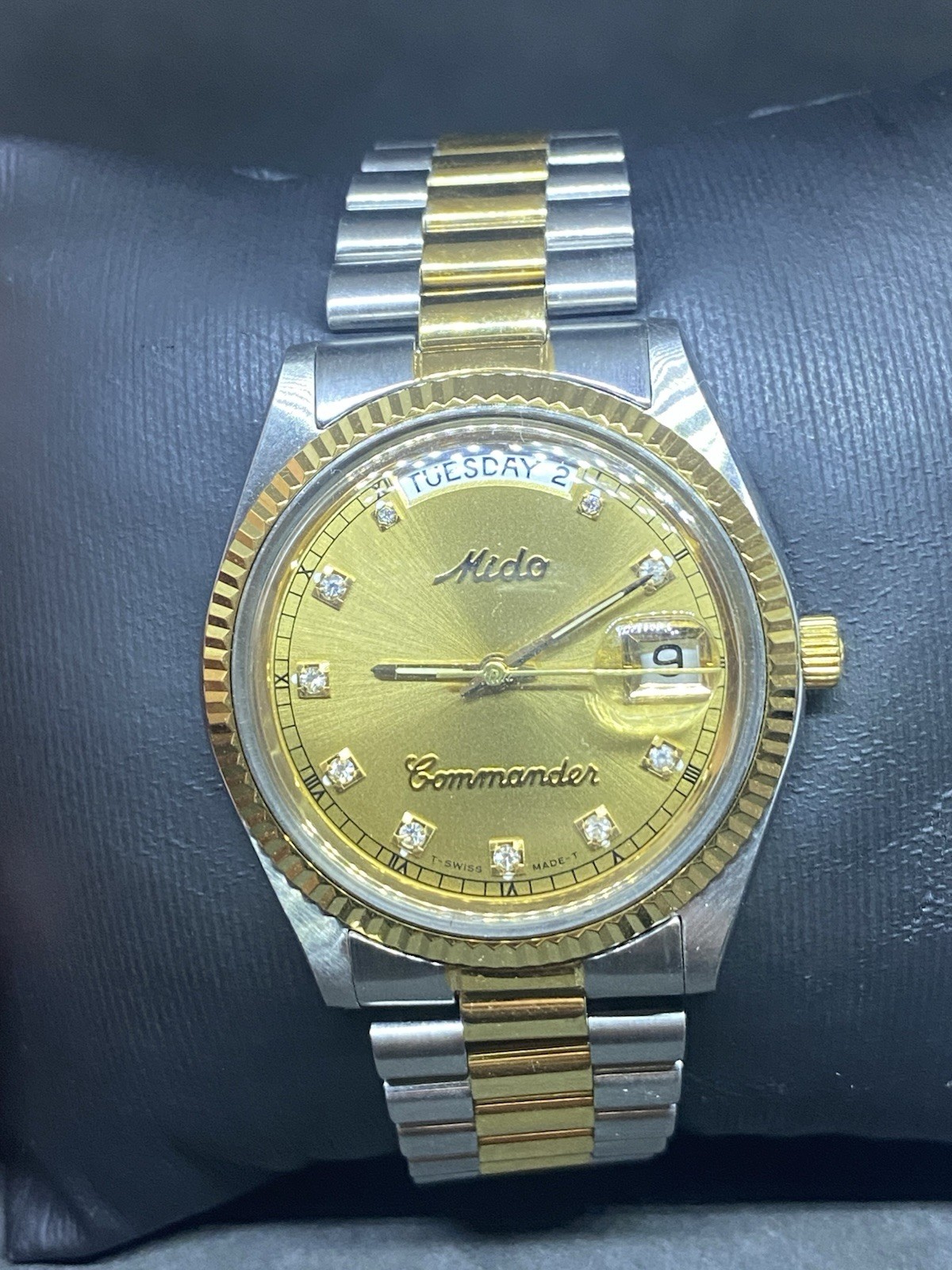 Mido Commander Automatic Day/Date Watch Serviced - image 1