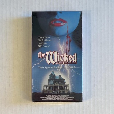 THE WICKED aka OUTBACK VAMPIRES 1987 Sealed VHS TV Movie Horror Bloodsucker Cult
