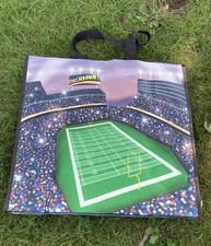 Reuseable Tote Shopping Bag Football Stadium Mens Tj Maxx Fall
