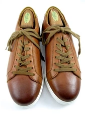 Allen Edmonds "COURTSIDE" Low-Top Leather Dress Sneakers 7 E  Chili (653N)