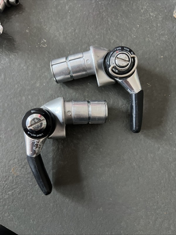 Shimano Dura-Ace SL-BS79 2/3 x 10 Speed Triathlon TT Bike Bar End Shifter Set