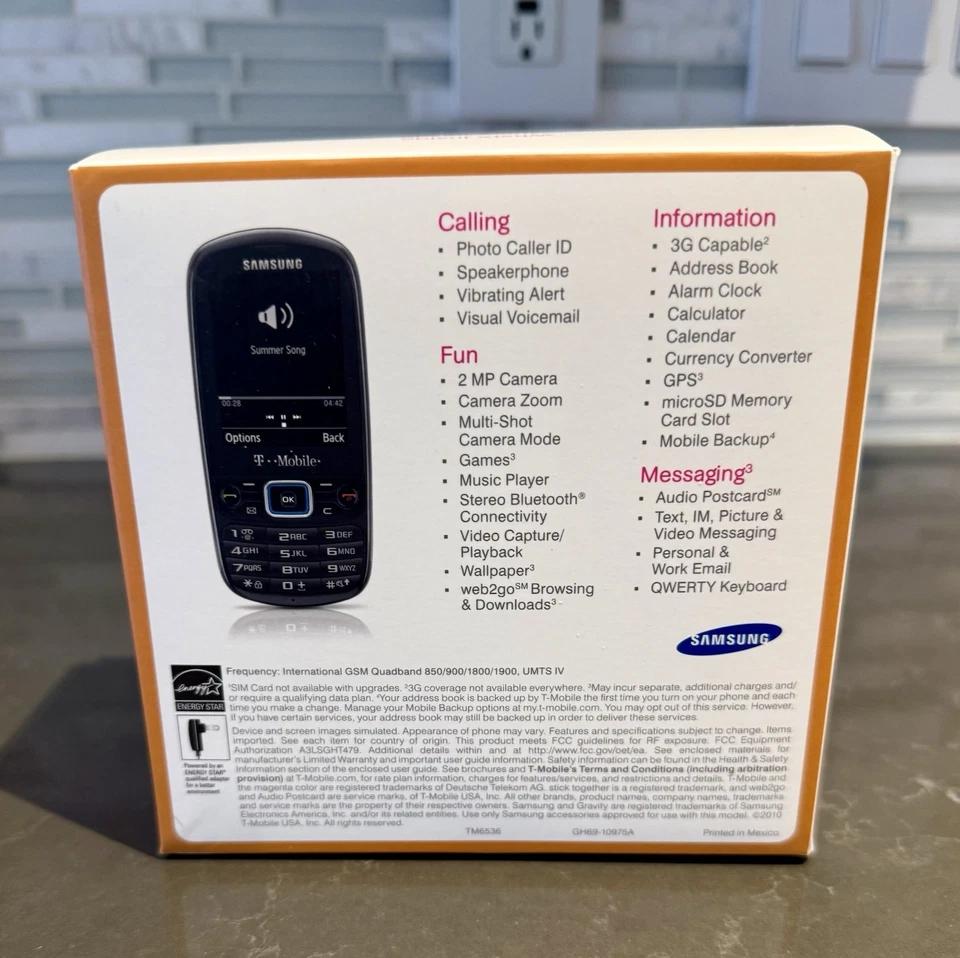 Kit T-Mobile Samsung T479 Gravity 3 Azul Marino - Excelente Estado Foto 3 de 4