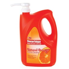 Natural Orange With Built In Pump Hand Cleaner 4L 4 Litre - Swarfega SOR4LMP
