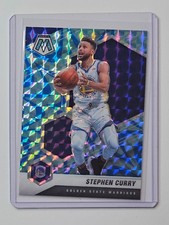 Stephen Curry 2020-21 Panini Mosaic Blue Reactive #175 Warriors 🔵