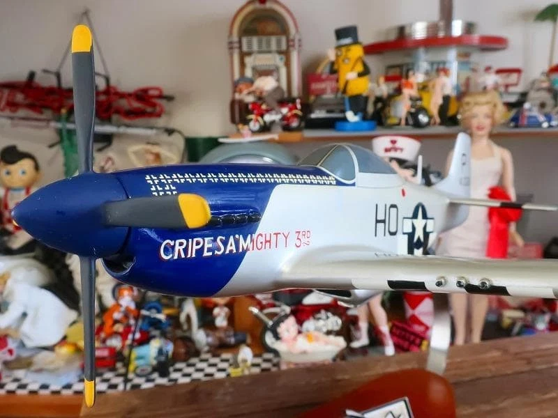 Aereo Di Legno El 40Cm Mustang P-51 Krips Mighty 1/48 - Immagine 3 di 4