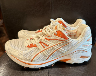 ASICS GT-2140 Gel IGS Running Shoes Solyte Women's Size 9.5 White/Orange/Paisley