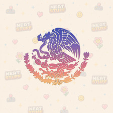Mexican Eagle Coat of Arms Decal   Mexico Flag Eagle Vinyl Sticker