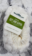 Northeast Outfitters Youth XS 9K - 1 Cozy Cabin Slippers Cream