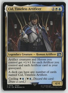 Cid, Timeless Artificer (0418) - Final Fantasy - Uncommon