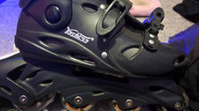 Yashima Black Inline Skates Size 5.5-82A 64mm Wheels