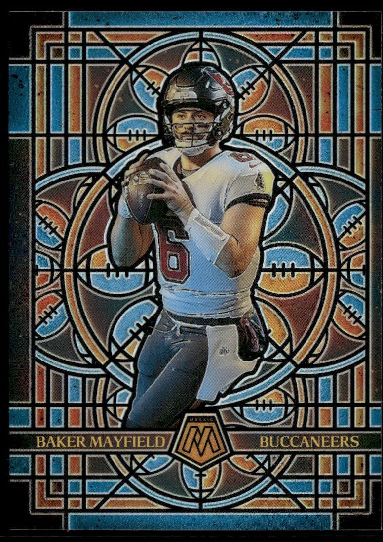2025 Panini Mosaic #24 Baker Mayfield Stained Glass