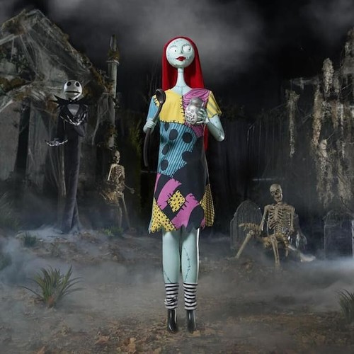 Disney 6 FT Animated Sally Life Size Nightmare Before Christmas