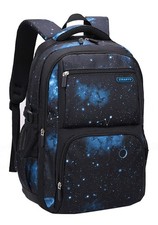 Space Pattern Galaxy Backpack Boys Primary Junior Middle School Daypack Men H...