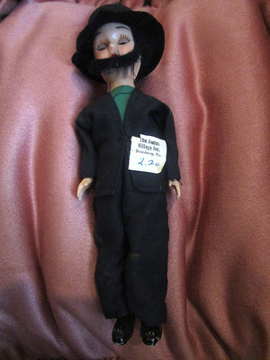 Vintage Cultural Doll: Amish Man 7'' Open Close Eyes RARE