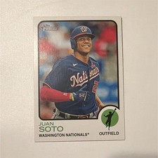 Topps Heritage Player Icon Color Swap Variation #154 Juan Soto Nationals