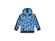 Chaser Hoodie Boys 8 Blue Stretch Camouflage Full Zip Long Sleeve Pockets GBO163