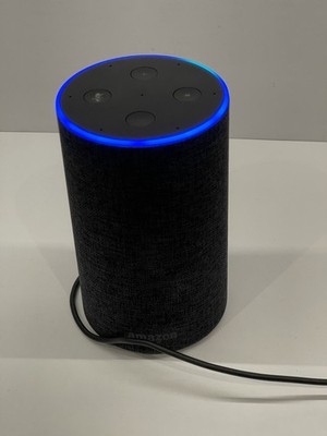 Amazon Echo (2nd Generation) Smart Assistant - Charcoal Fabric