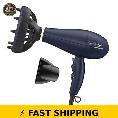 Conair Infiniti Pro Hair Dryer with Diffuser, Dark Blue