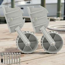 2 Pieces Kayak Stern Wheels Easy Installation Stern Launching Carrier Wheels 2 Pieces Kayak Stern Wheels Easy Installation Stern Launching Carrier Wheels