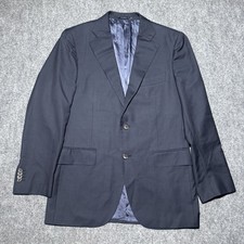 Suitsupply Mens Lazio Suit Jacket Blazer Navy Blue 50 Wool Vitale Barberis