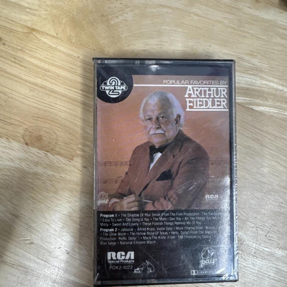 New! Arthur Fiedler POPULAR FAVORITES Cassette Tape - PLAY  RCA 1983 PDK2-1022 - Image 3 of 4