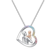 To My Daughter Necklace from Dad Daddy Father-Daughter Hold Daughter Back