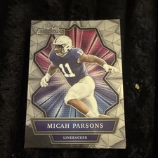 Wild Card 2021 Alumination Micah Parsons Football Rookie Card ABC-17 Base Set