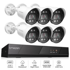 5MP Home Camera Kit 8CH DVR Home Outdoor Color Night Vision IP66 Waterproof