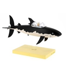 Tintin U-Boot Haifisch Statue Tim und Struppi...